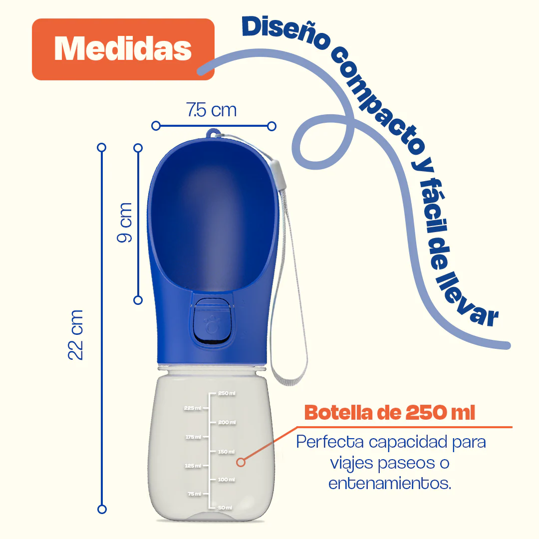 Termo para Perro - Bebedero de agua Portátil 250 ml - Image 3