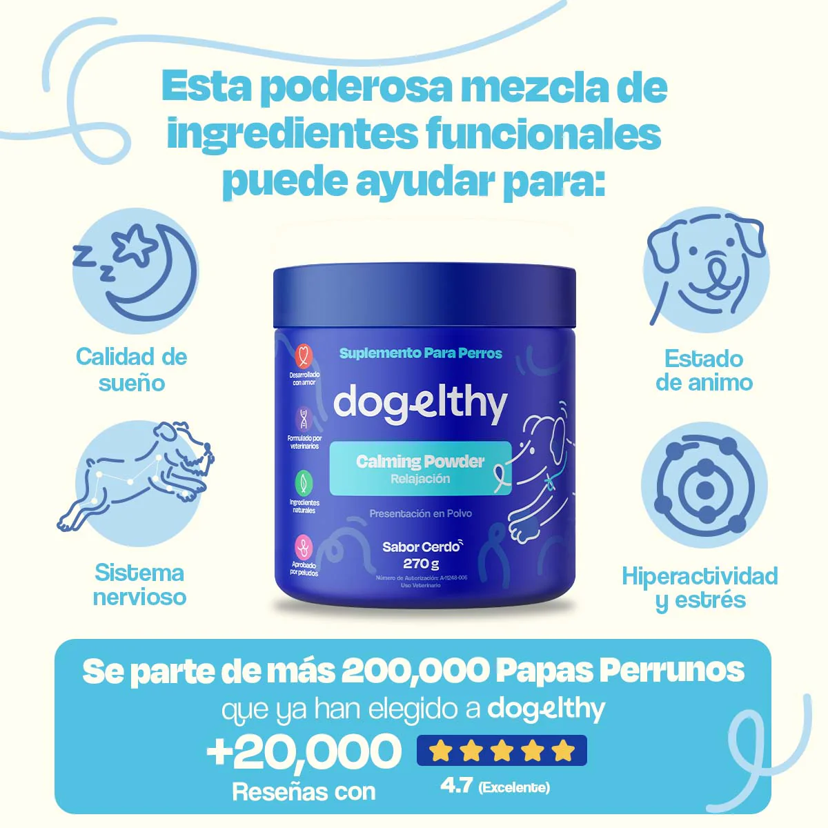 Suplemento Calmante para Perros - Calming Powder - Image 13