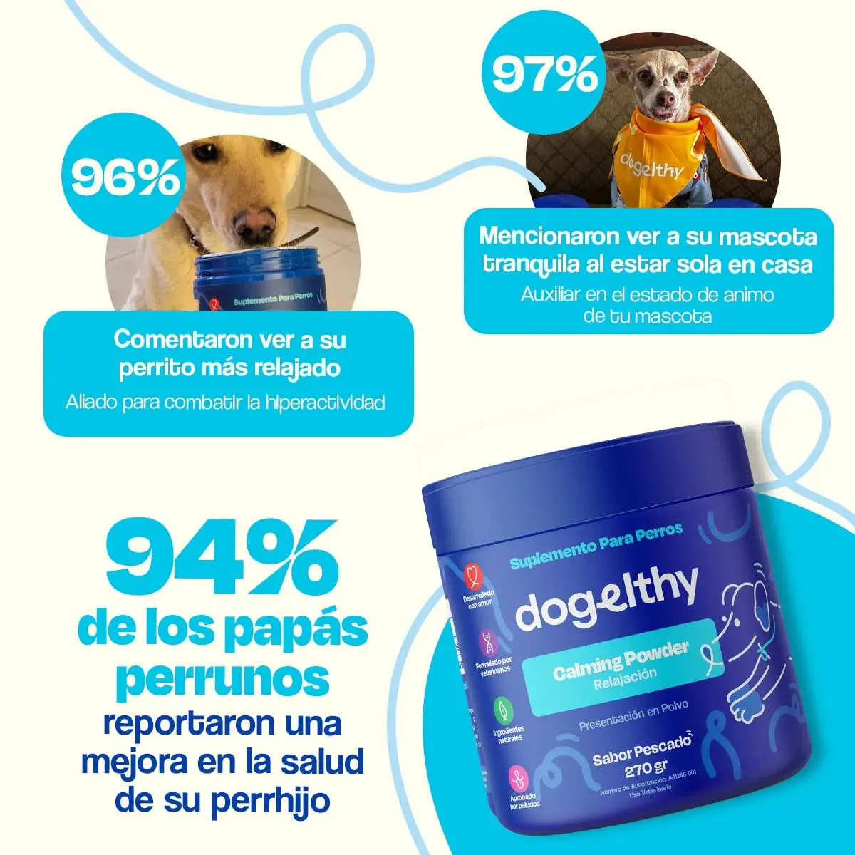 Suplemento Calmante para Perros - Calming Powder - Image 5