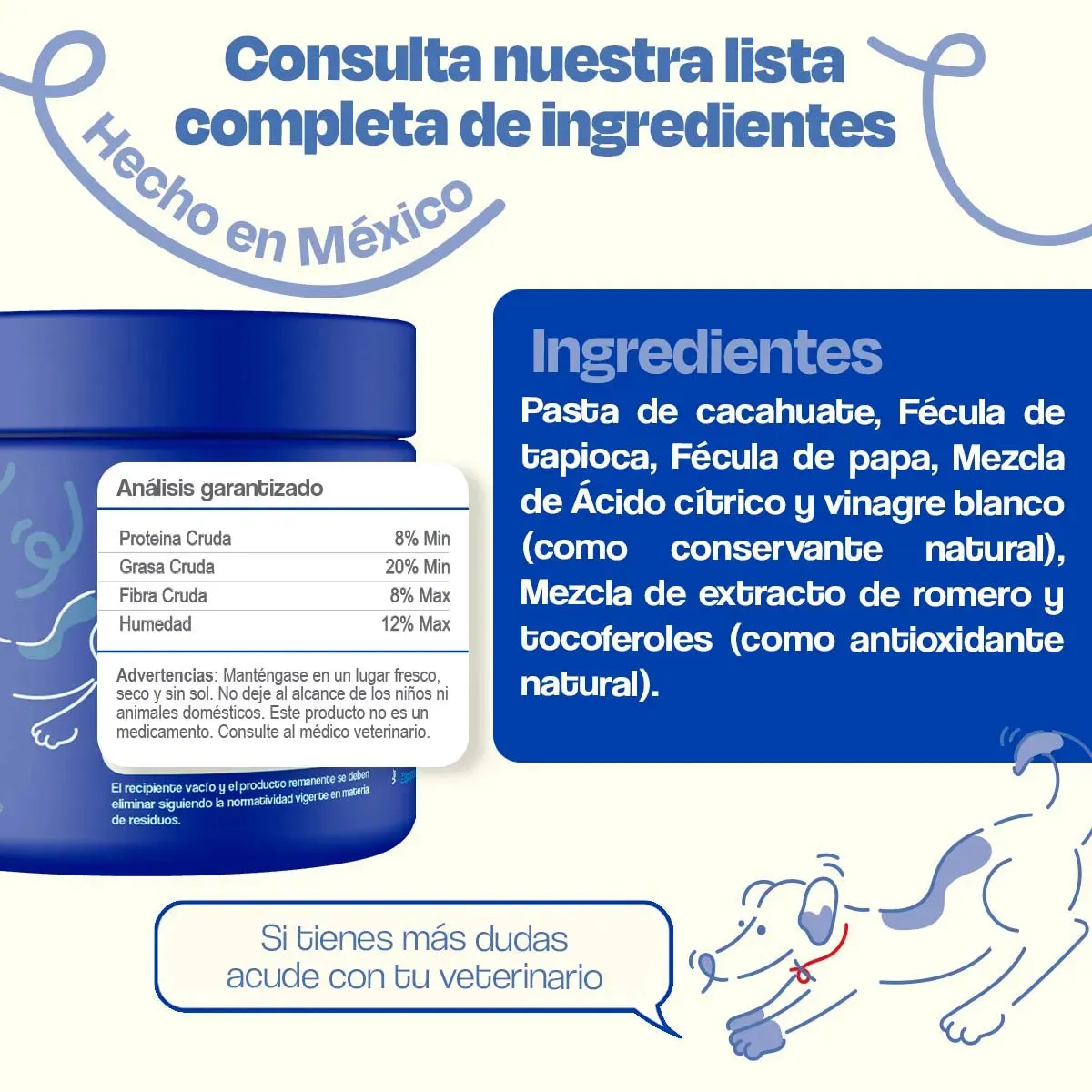 Recubrimiento de Pastillas para Perros Sabor Crema de Cacahuate - Pill Wrap - Image 6